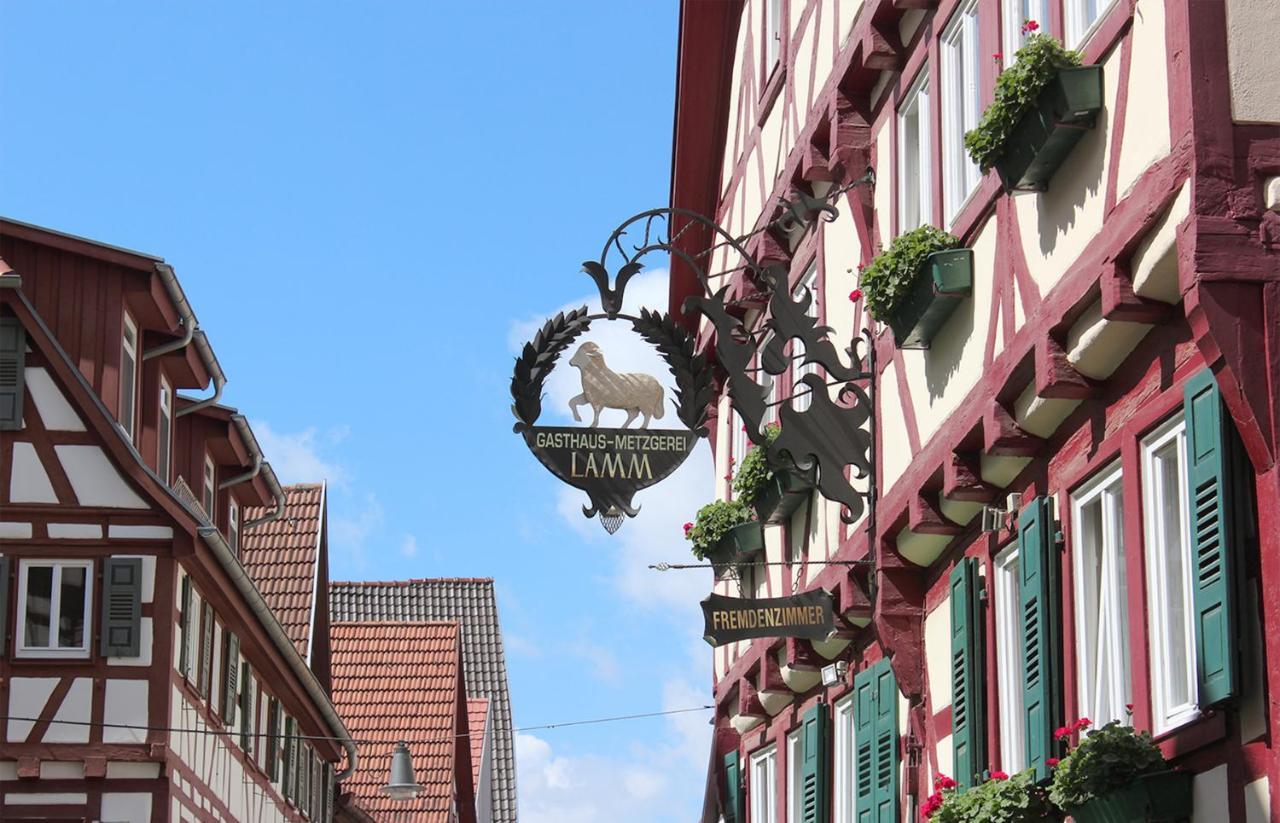 Hotel & Restaurant Lamm Mosbach  Dış mekan fotoğraf