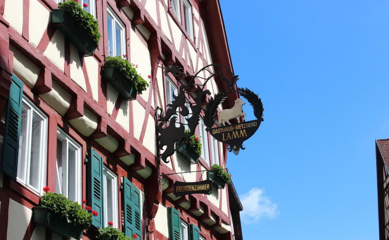 Hotel & Restaurant Lamm Mosbach  Dış mekan fotoğraf